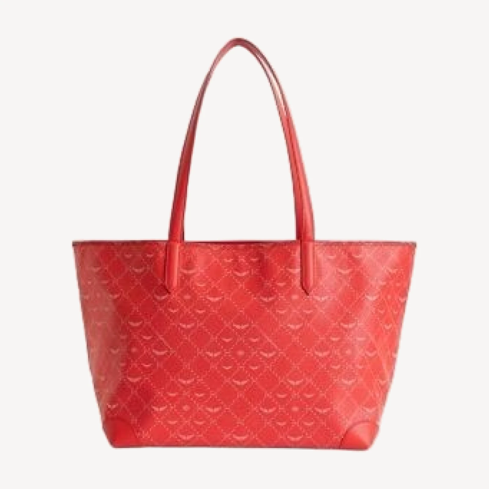 Zadig & Voltaire Z Shopper Extra Large Monogram Coated Canvas Tote