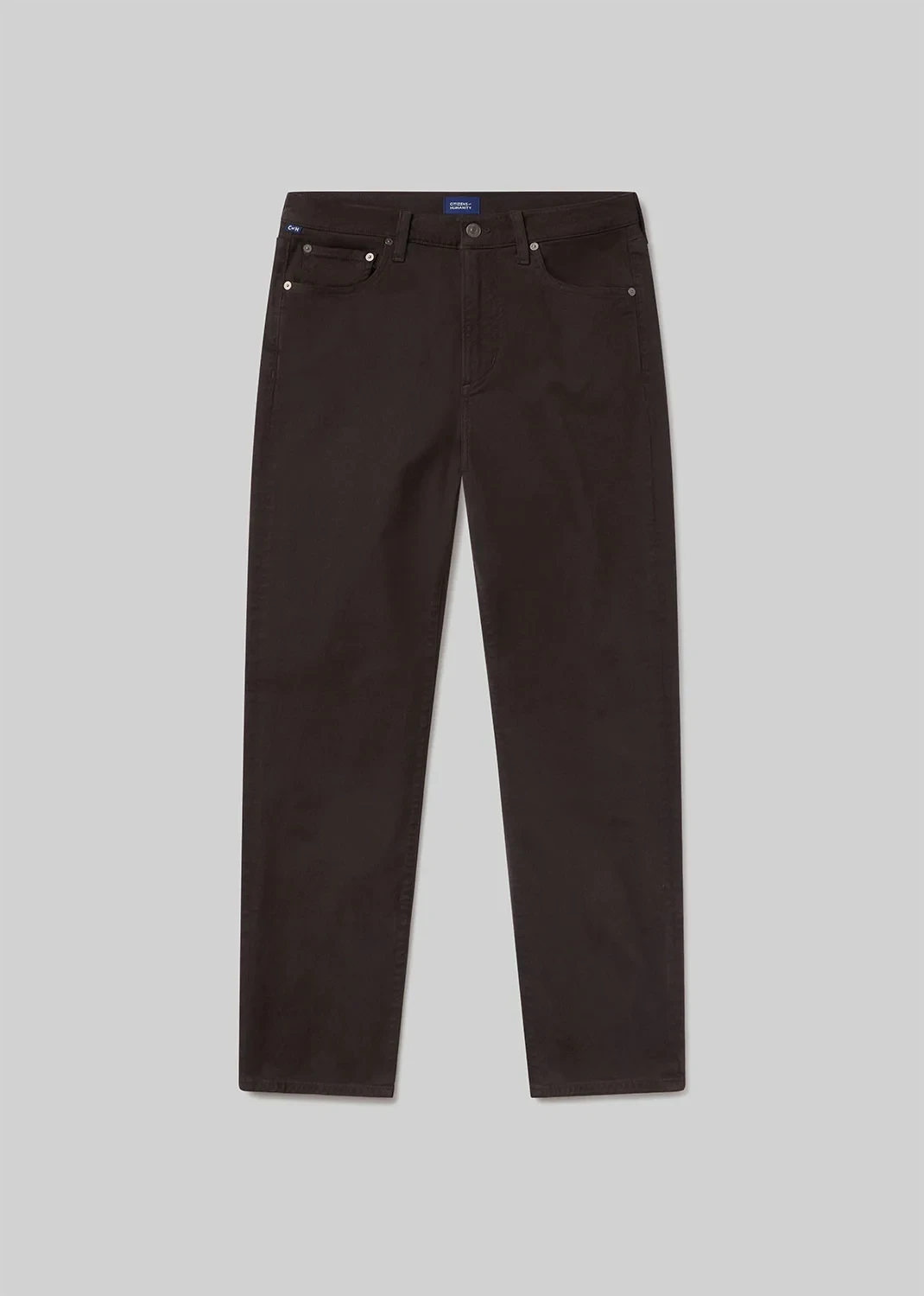 Elijah Straight Cashmere Touch Twill in Toast