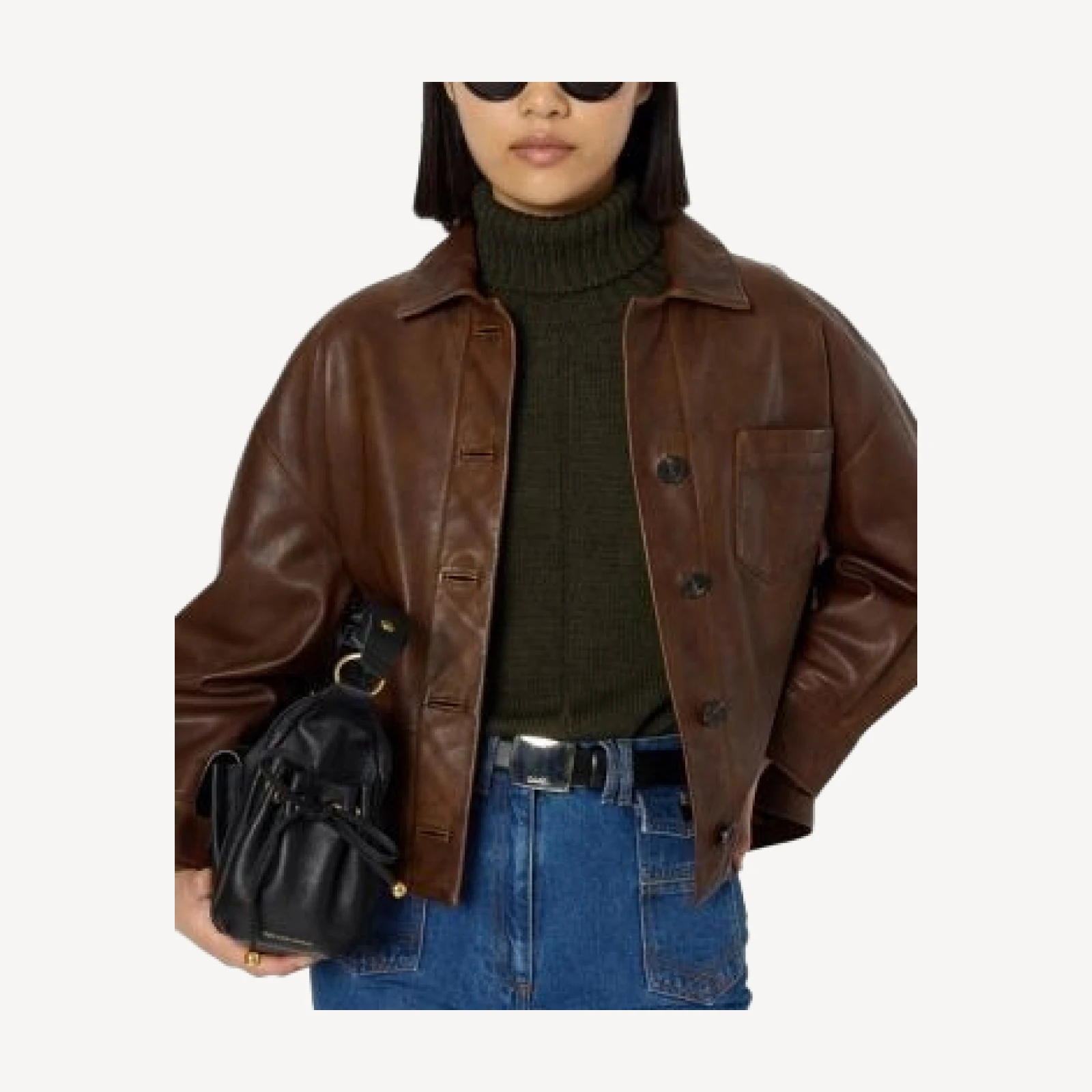 Gerard Darel Nicole Leather Jacket