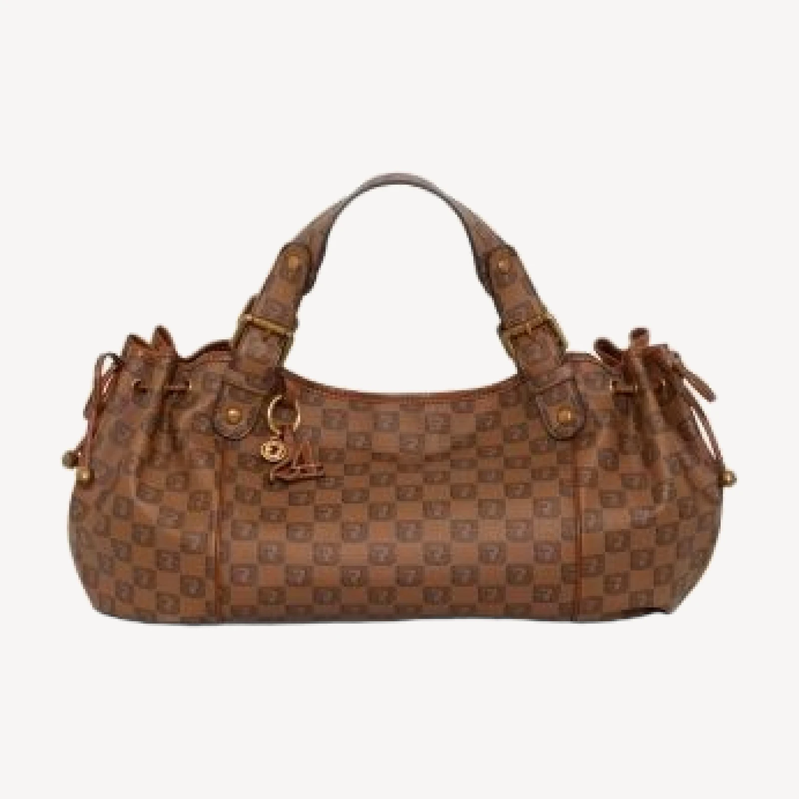 Gerard Darel 24H Monogram Canvas Handbag
