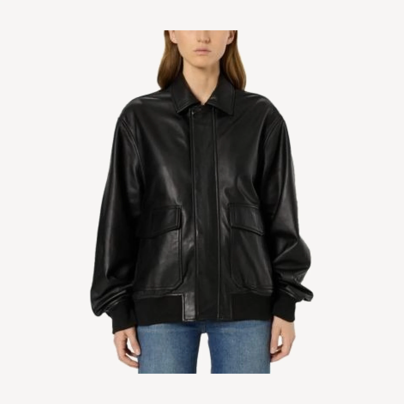 Gerard Darel Nima Leather Jacket