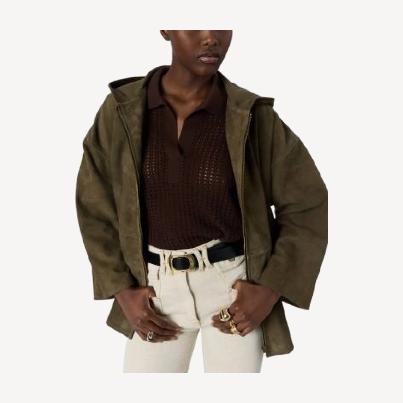 Gerard Darel Tassya Suede Jacket