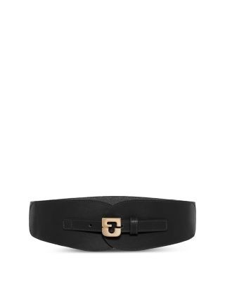 Gerard Darel Women's Olympe Wide Leather Belt
