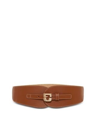 Gerard Darel Women's Olympe Wide Leather Belt