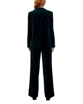 Gerard Darel Jyna Velvet Two Button Notch Collar Jacket
