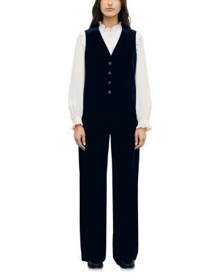 Gerard Darel Jae Velveteen Vest