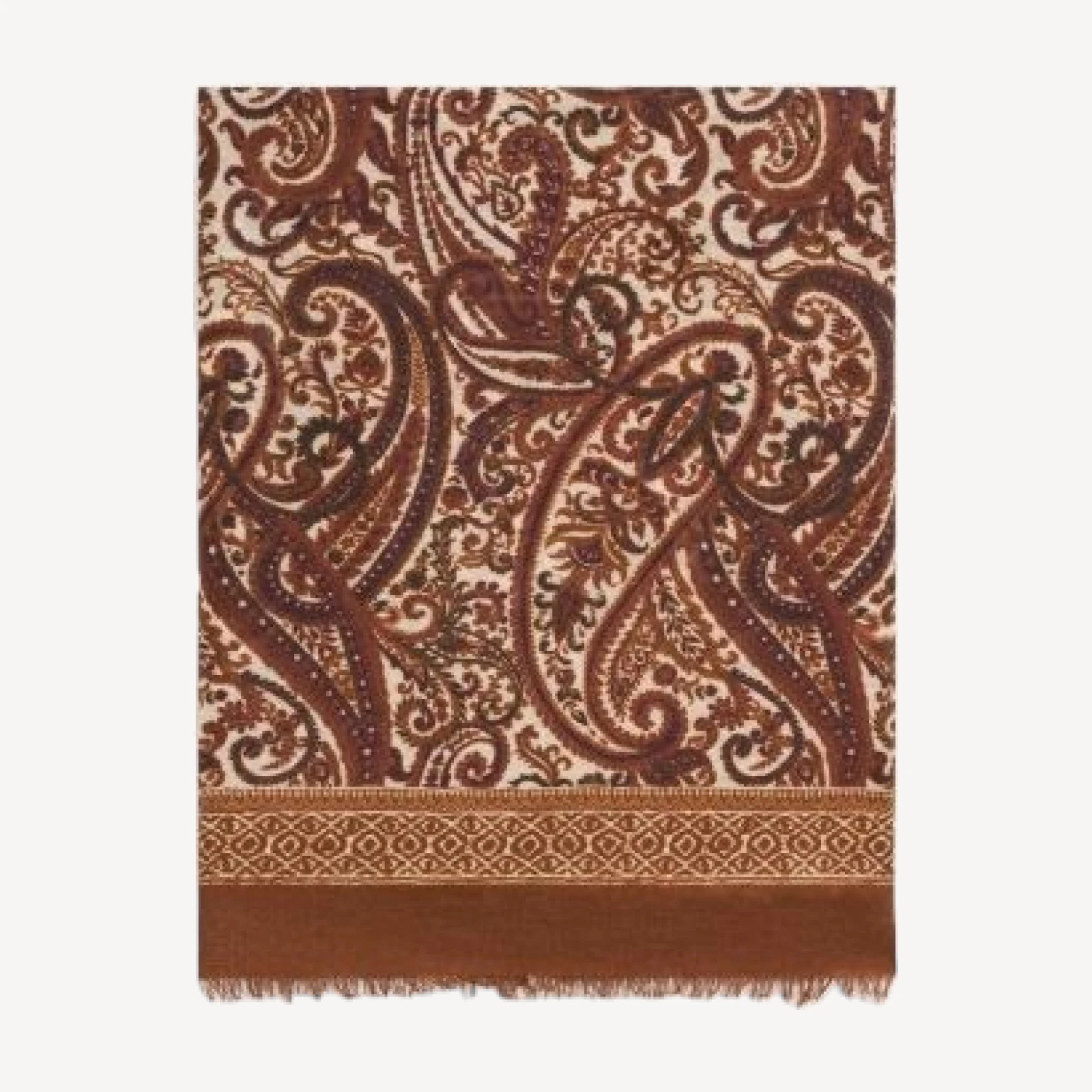 Gerard Darel Sheila Wool & Silk Paisley Scarf