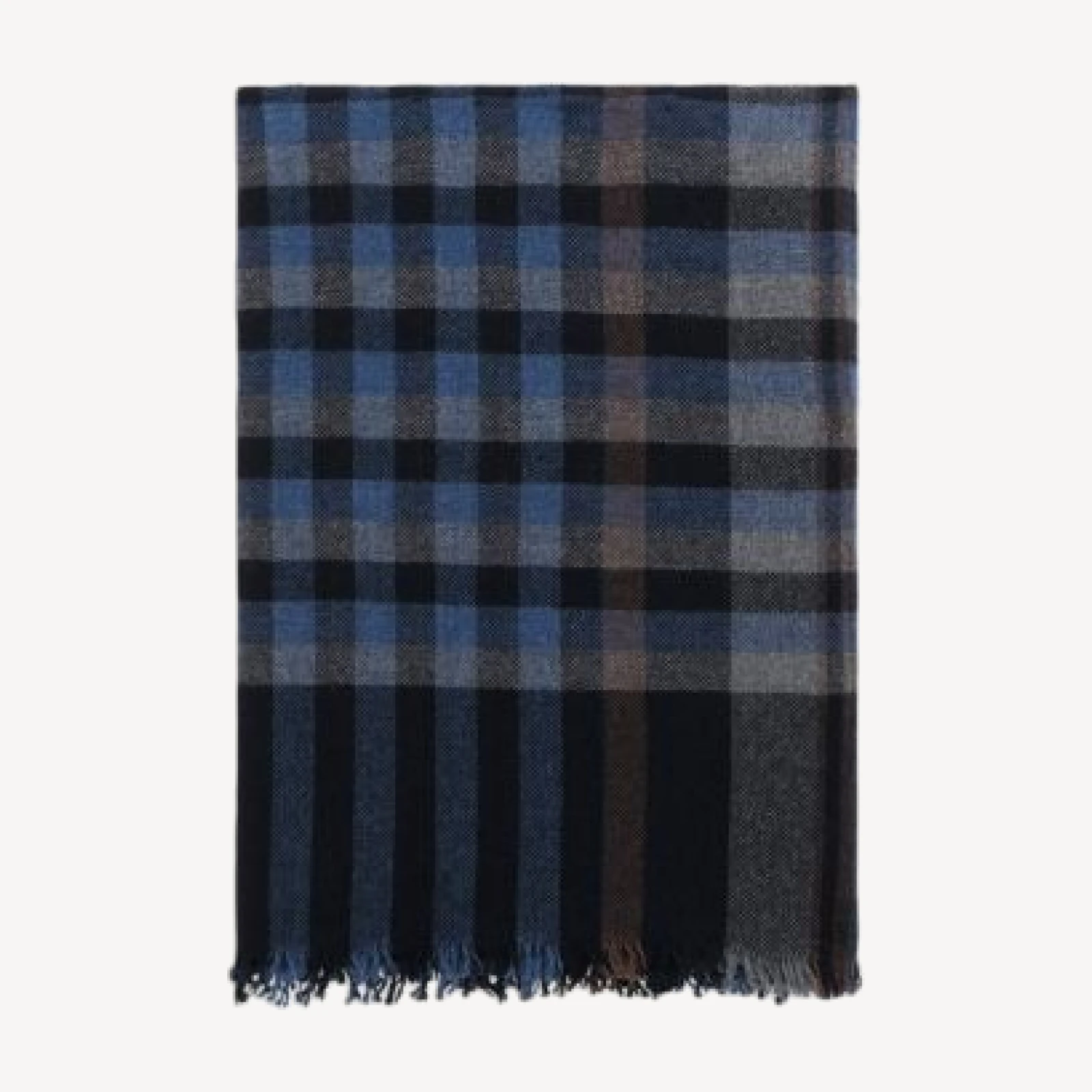Gerard Darel Sissi Check Wool Scarf