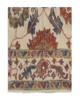 Gerard Darel Soane Sequined Wool & Silk Scarf
