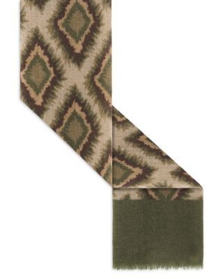 Gerard Darel Sofia Ikat Wool & Cashmere Scarf