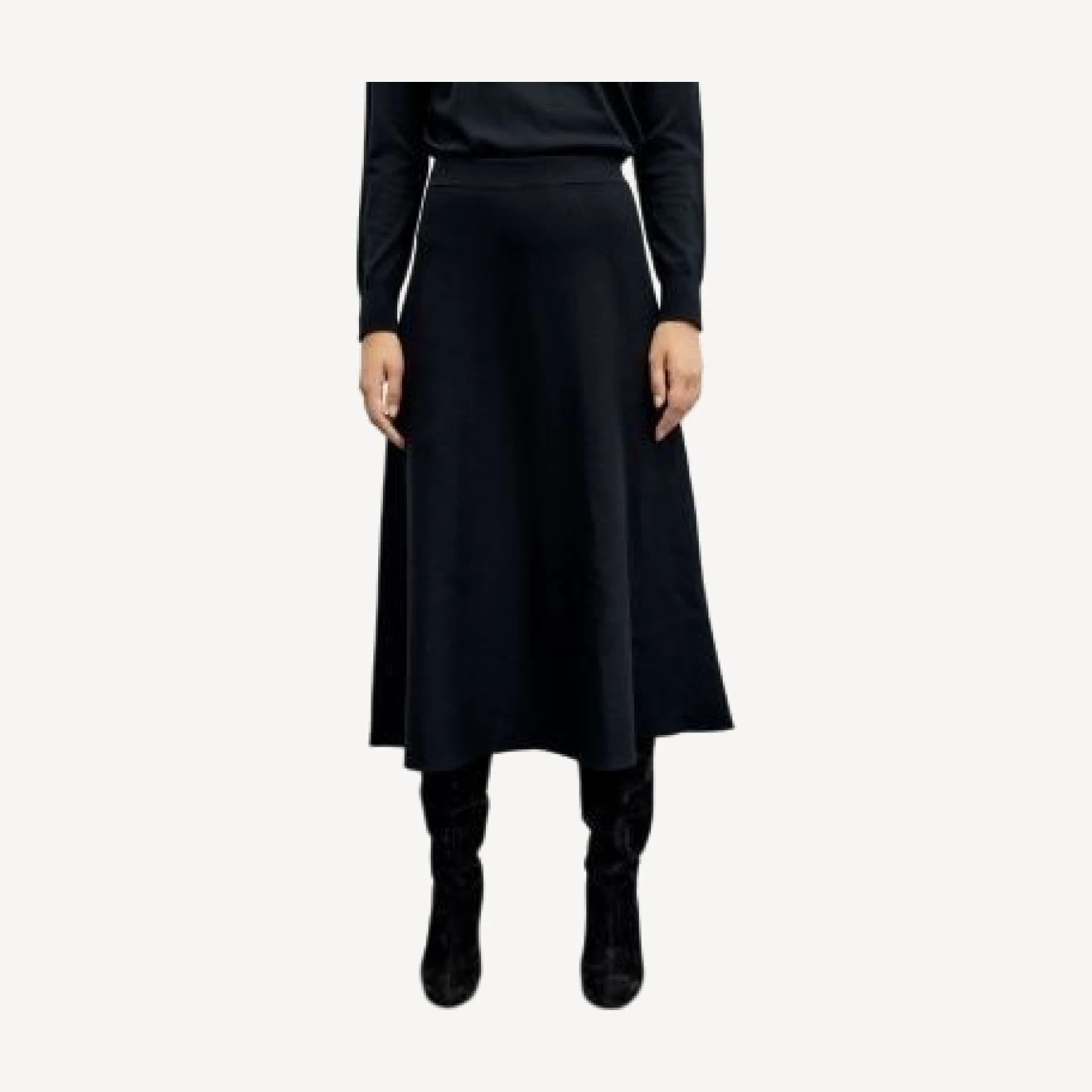 Gerard Darel Taya A Line Midi Skirt