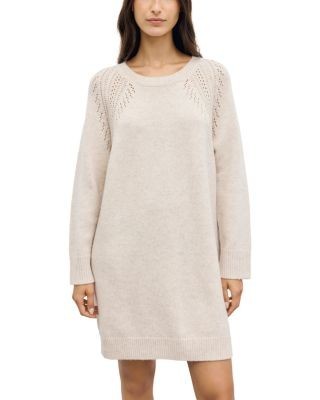 Gerard Darel Coset Wool Long Sleeve Dress