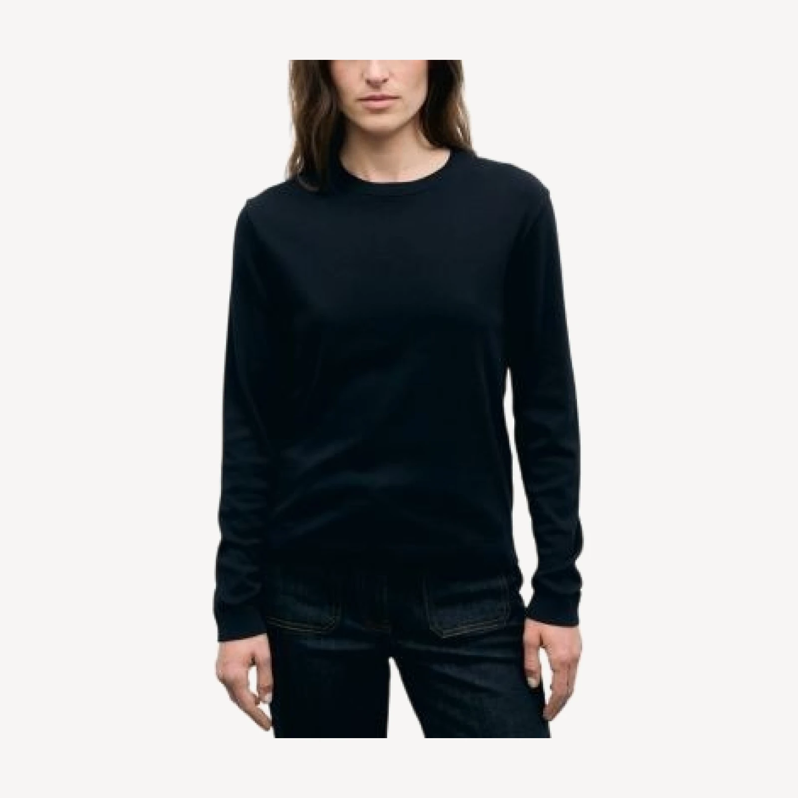 Gerard Darel Bara Cotton Long Sleeve T Shirt