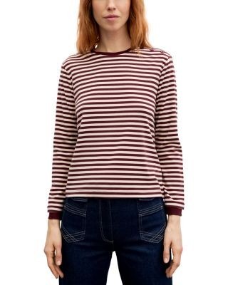 Gerard Darel Belle Lyocell Blend Long Sleeve Tee