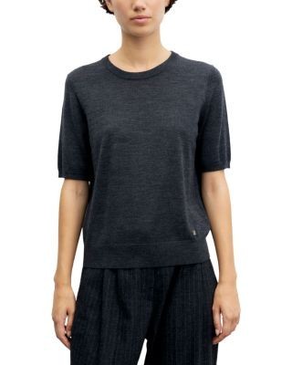 Gerard Darel Becky Elbow Sleeve Top