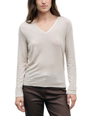 Gerard Darel Belen Long Sleeve Semi Sheer Tee