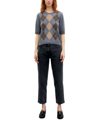 Gerard Darel Rema Wool Elbow Sleeve Sweater