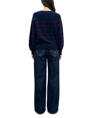 Gerard Darel Reny Wool Shoulder Button Sweater