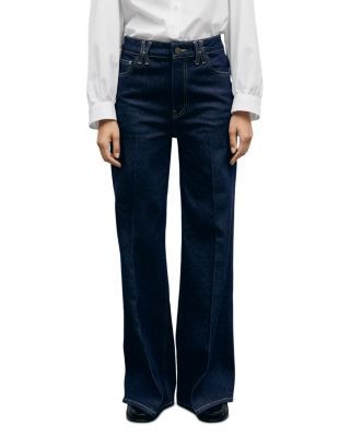 Gerard Darel Bianca High Rise Straight Jeans in Blue