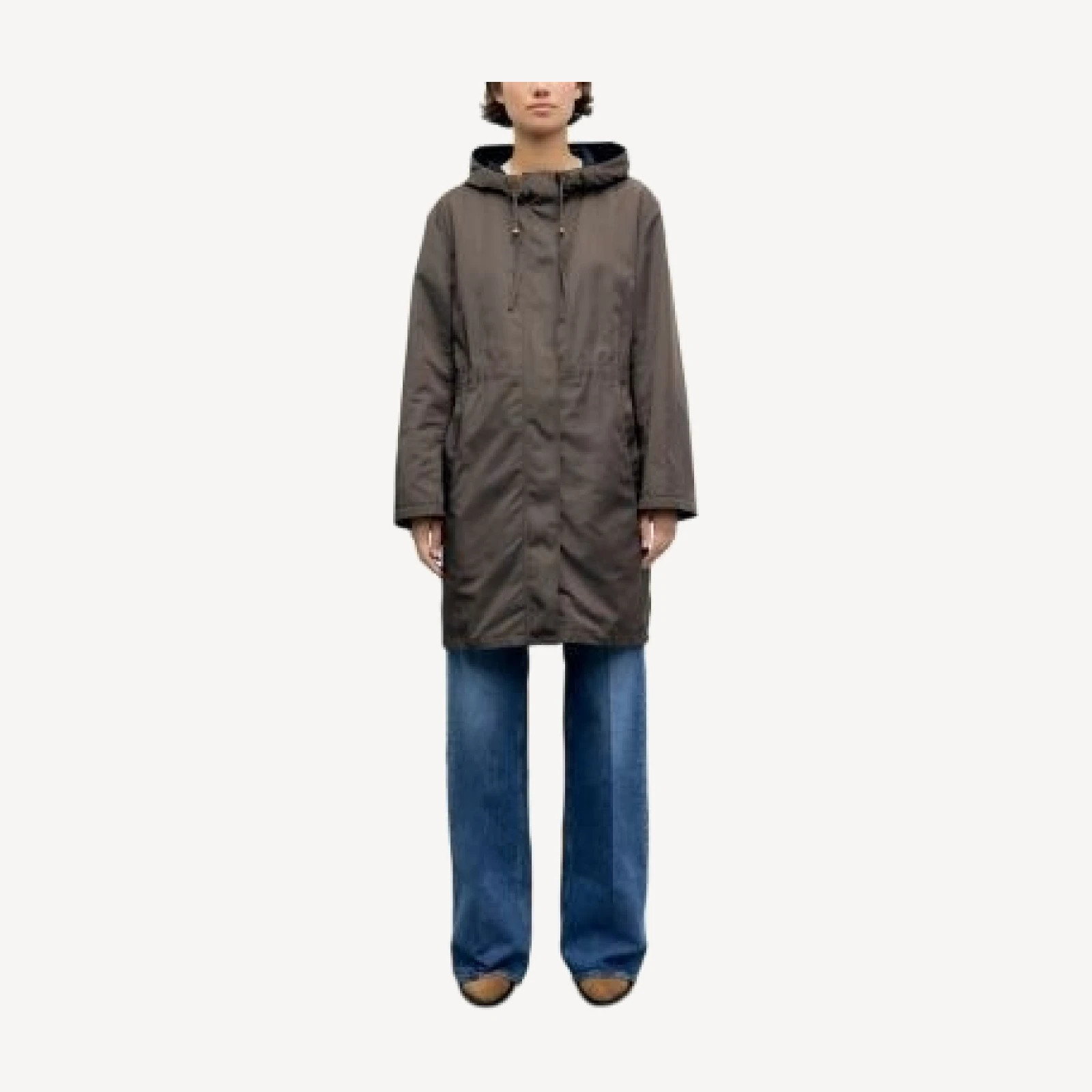 Gerard Darel Velia Hooded Trench Coat