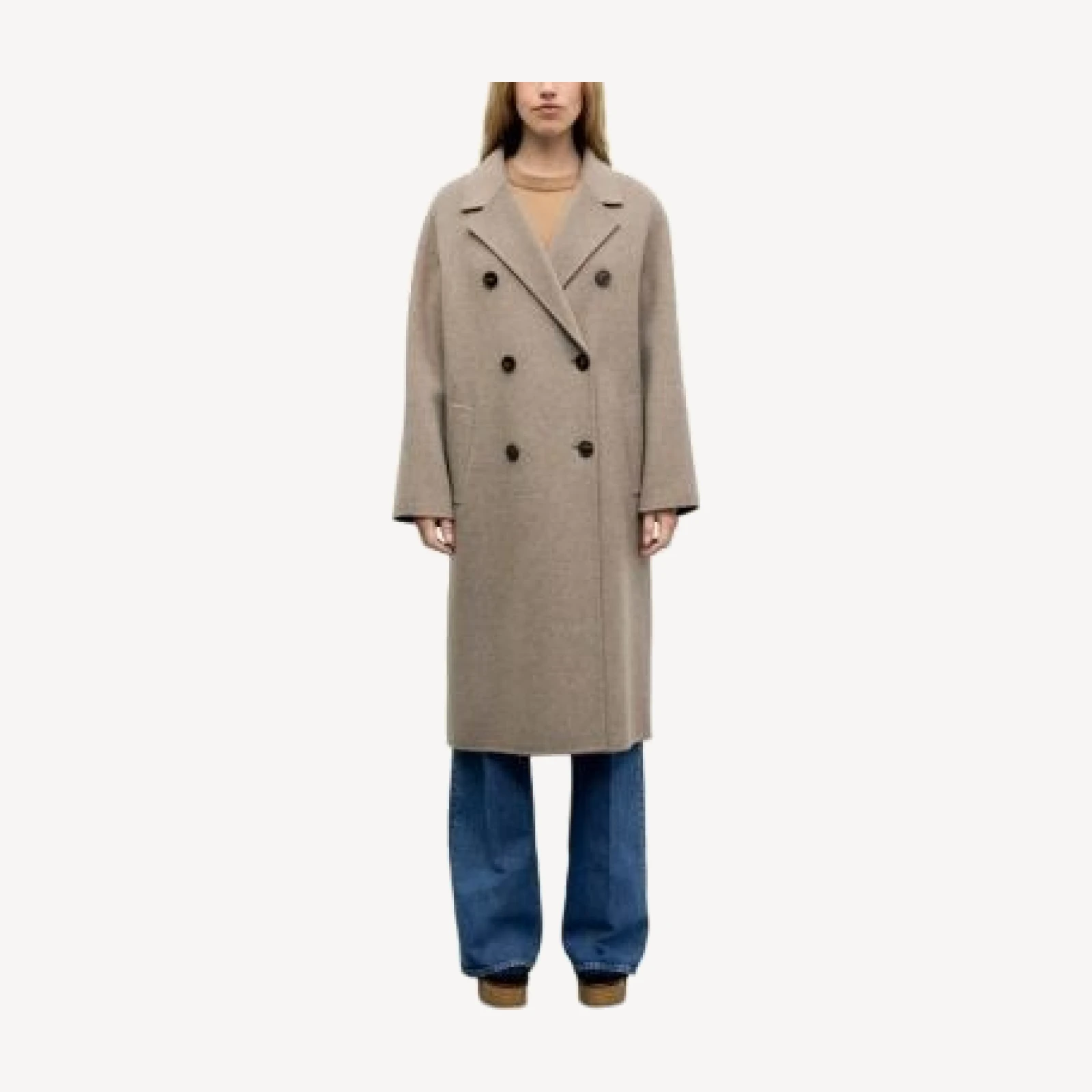 Gerard Darel Aela Double Breasted Coat