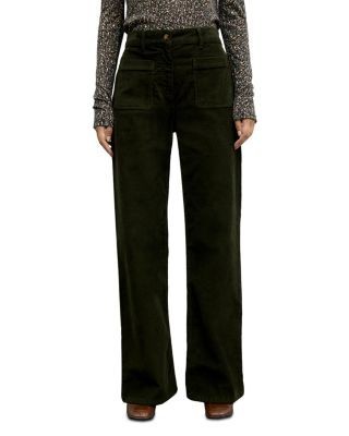 Gerard Darel Mael Cotton Stretch Flare Pants