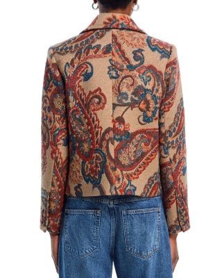 L'Agence Kelsey Cropped Peacoat