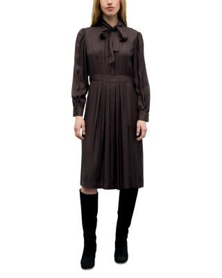 Gerard Darel Cleme Tie Neck Dress