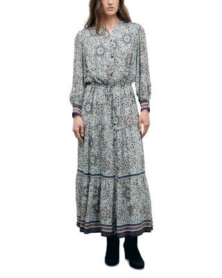 Gerard Darel Cyril Drawstring Waist Dress