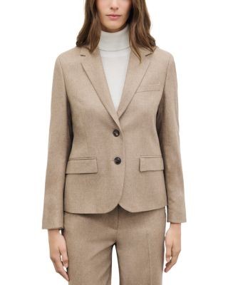 Gerard Darel Jyli Notch Lapel Straight Fit Blazer