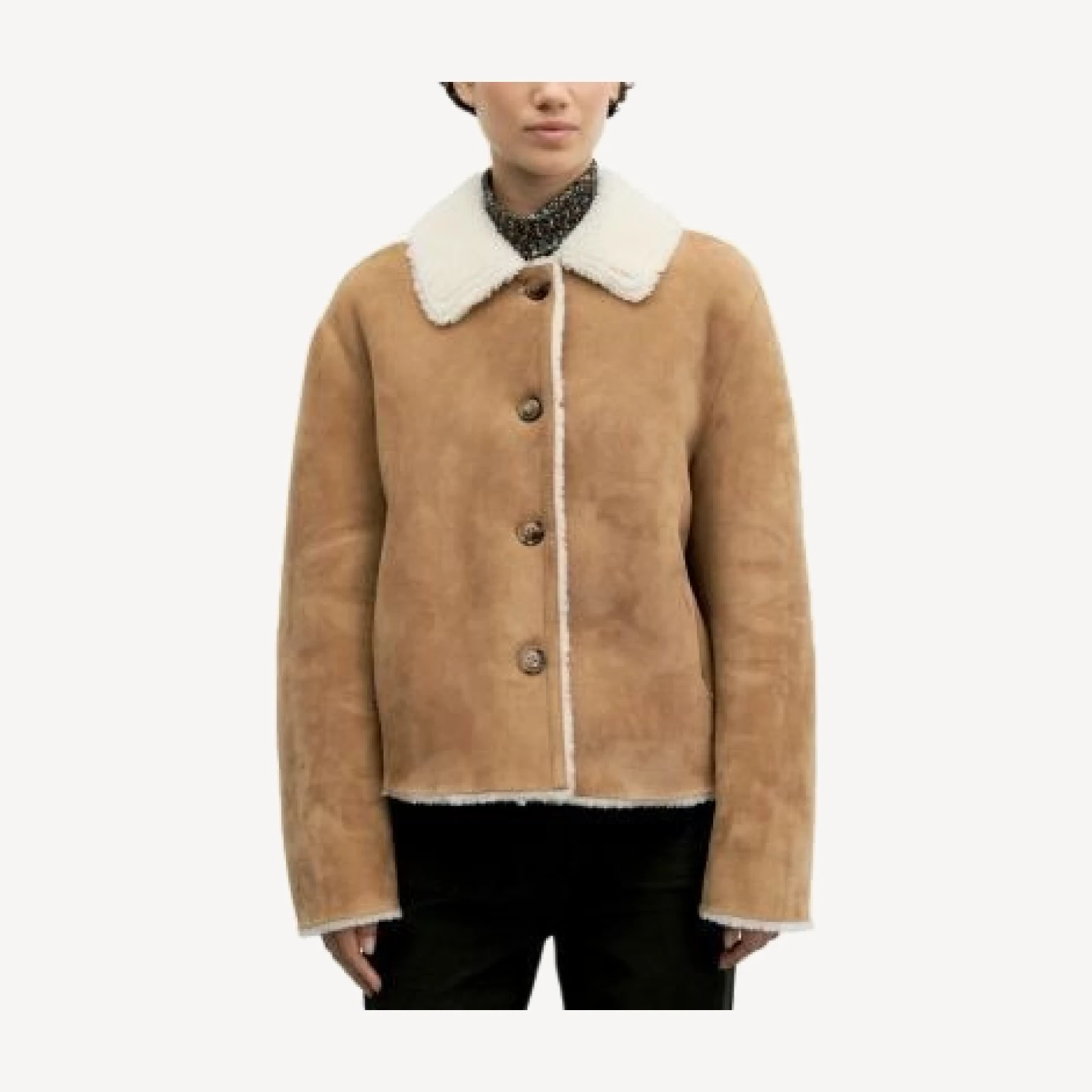 Gerard Darel Farra Shearling Jacket