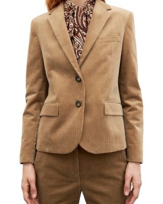 Gerard Darel Jelani Cotton Stretch Corduroy Blazer
