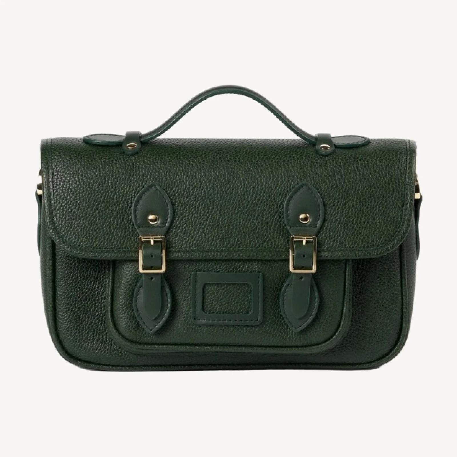 The Soft Satchel - Ivy Calf Grain