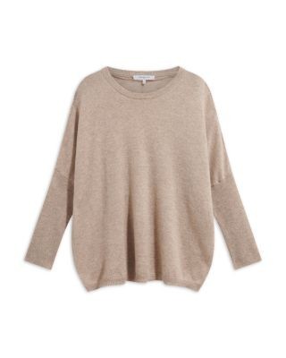 Gerard Darel Reta Cashmere Ribbed Sleeve Sweater