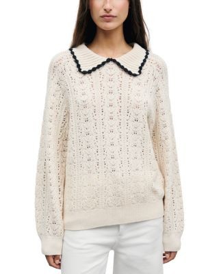 Gerard Darel Roca Open Knit Sweater