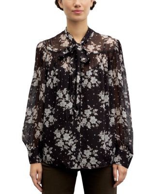 Gerard Darel Loa Tie Neck Blouse