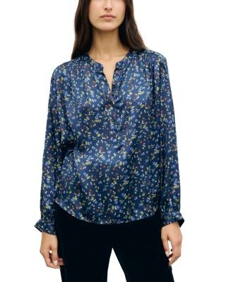 Gerard Darel Lolita Button Front Blouse