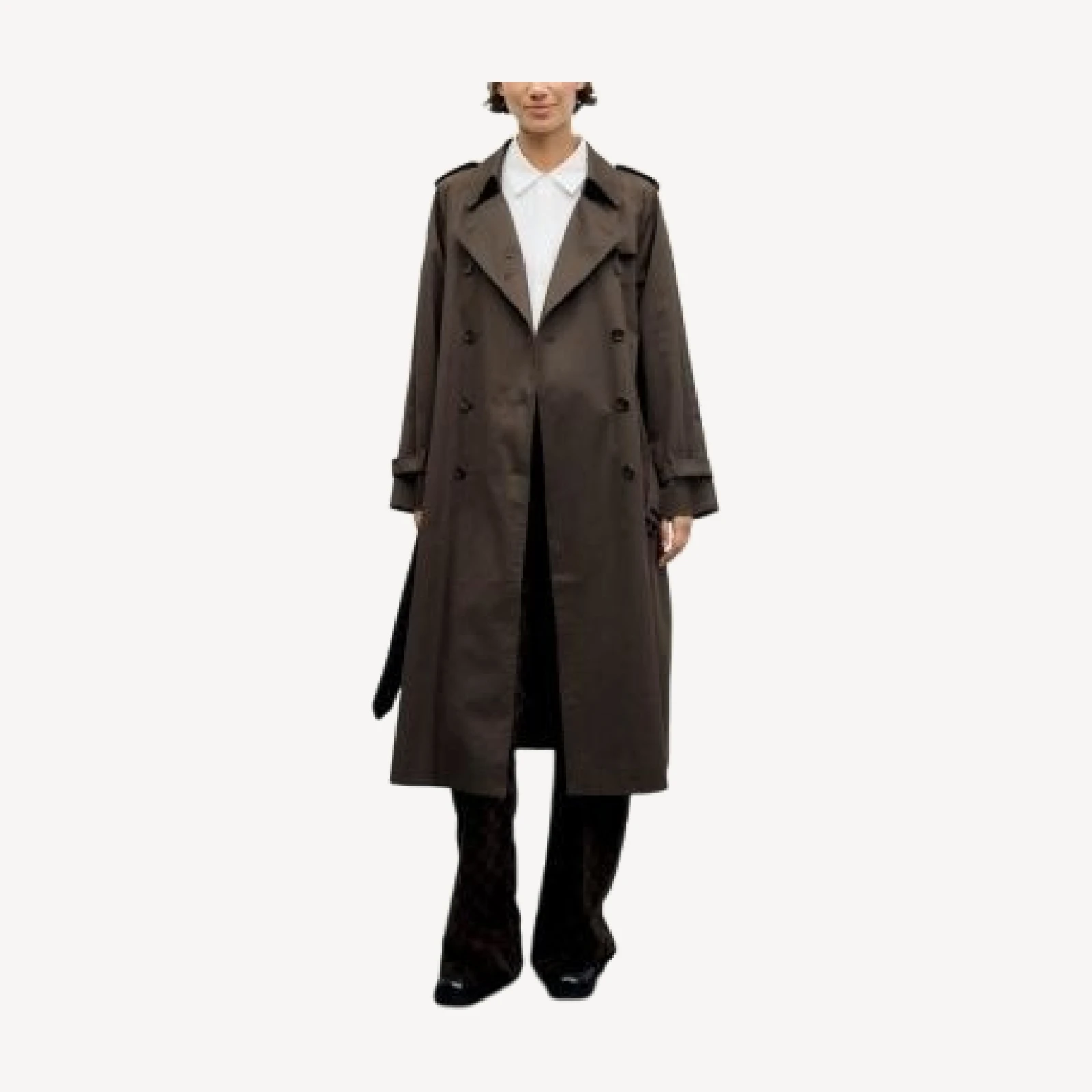 Gerard Darel Serge Long Trench Coat