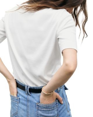 Gerard Darel Bess Cotton Short Sleeve Tee