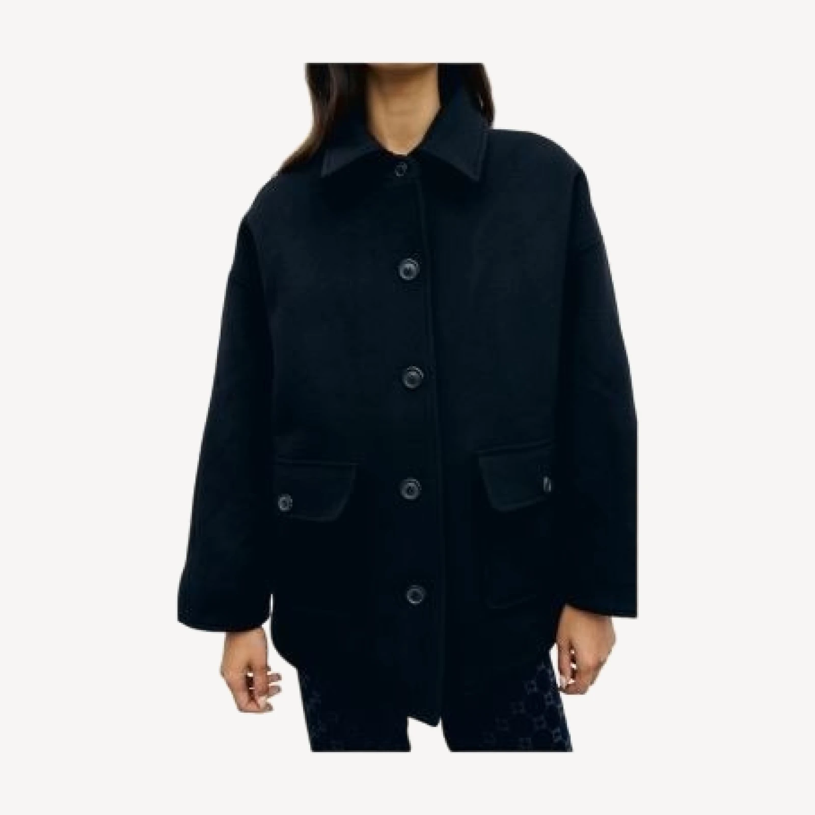 Gerard Darel Alee Wool Blend Coat