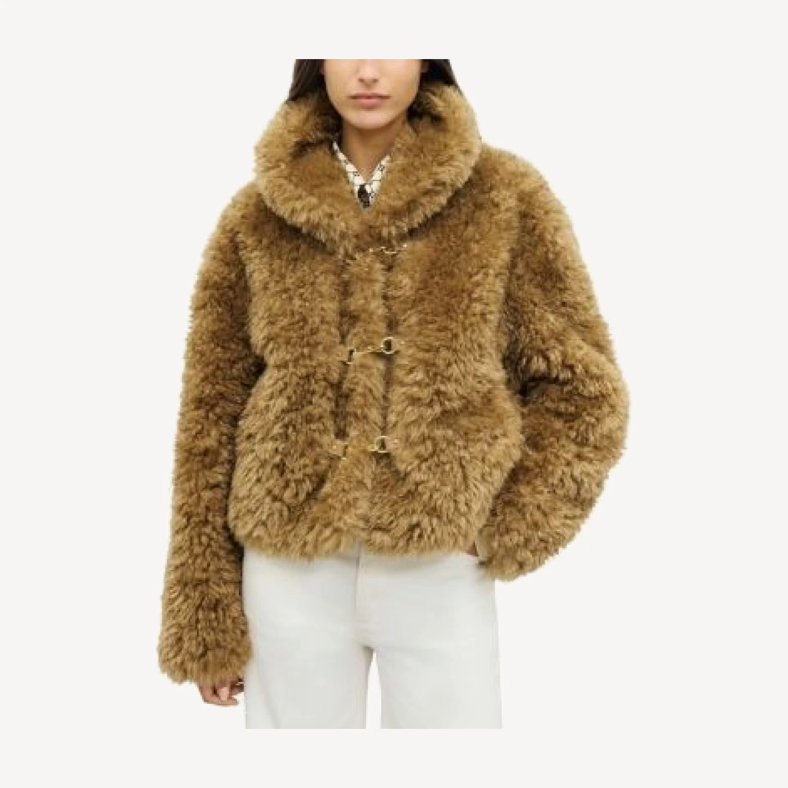 Gerard Darel Alza Faux Fur Coat