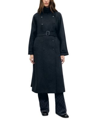 Gerard Darel Vera Double Breasted Trench Coat
