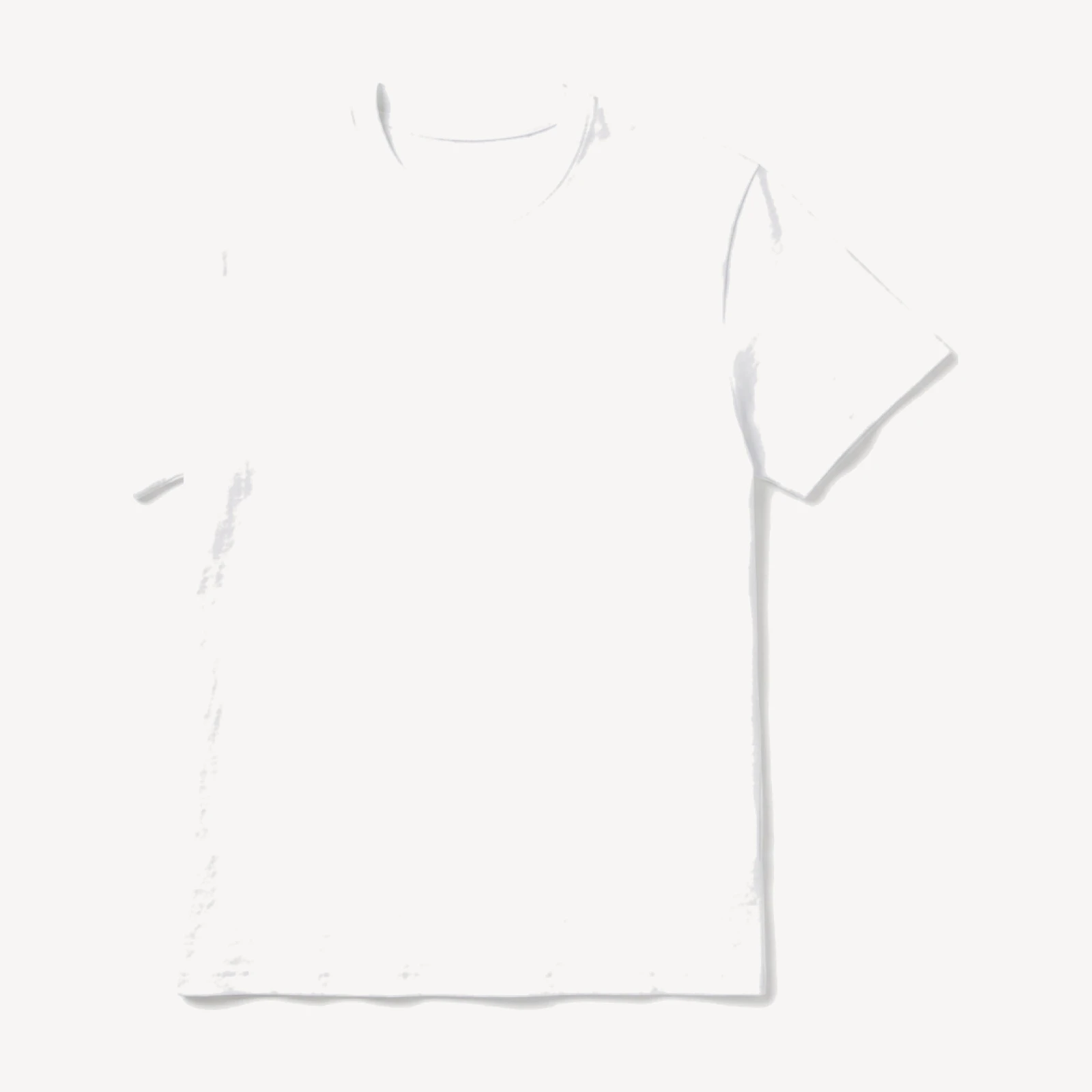 The Premium-Weight Crew | Uniform | White