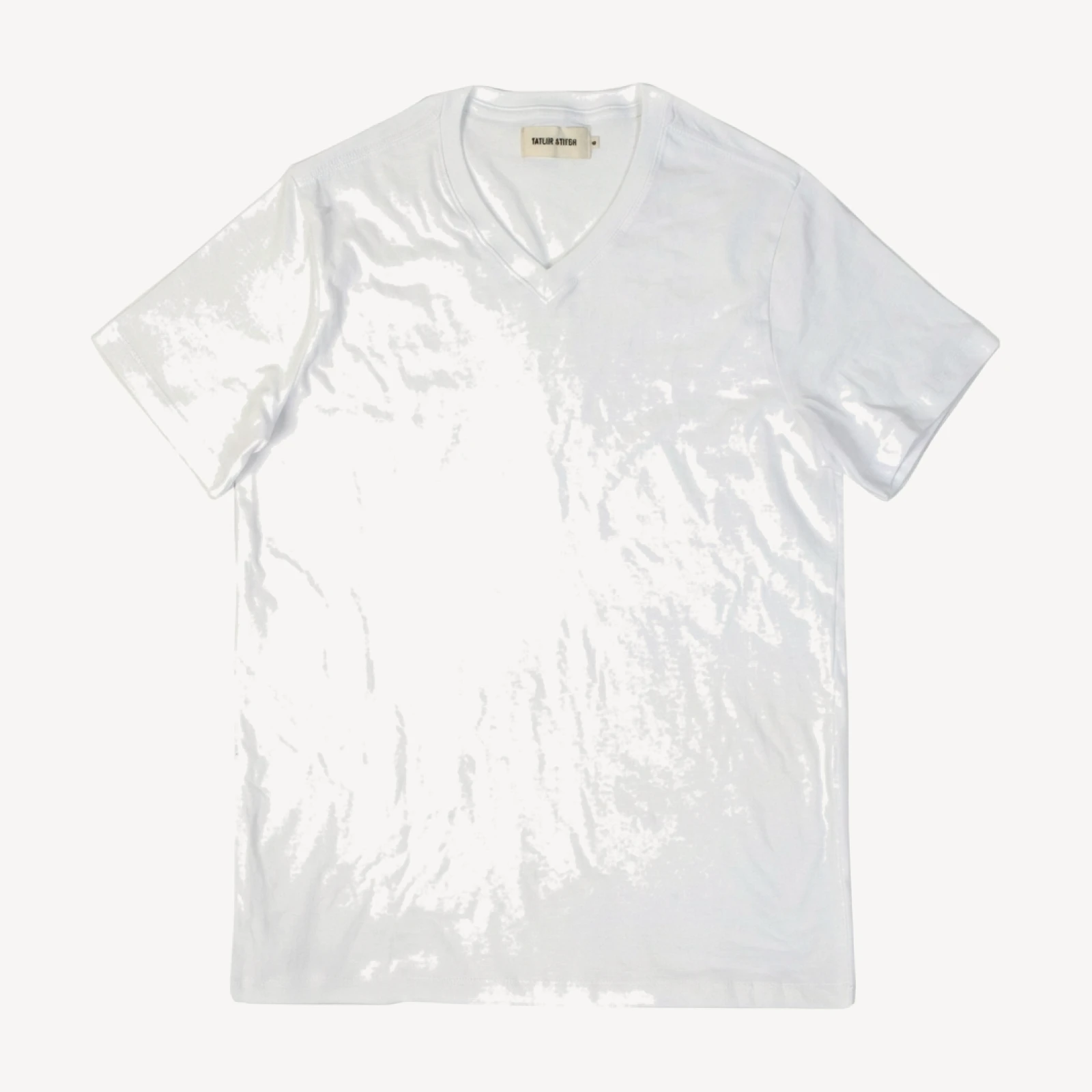 The V-Neck Tee in White