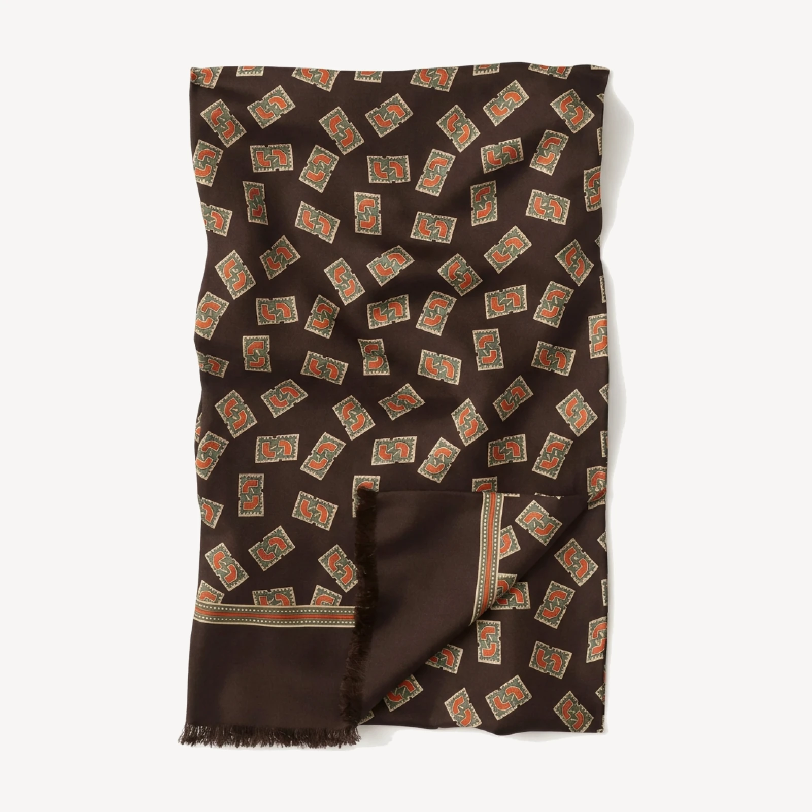 Erik's Stamp Italian Silk Scarf