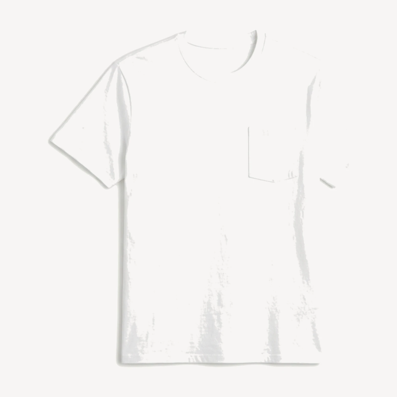 The Premium-Weight Pocket Tee | Uniform | White