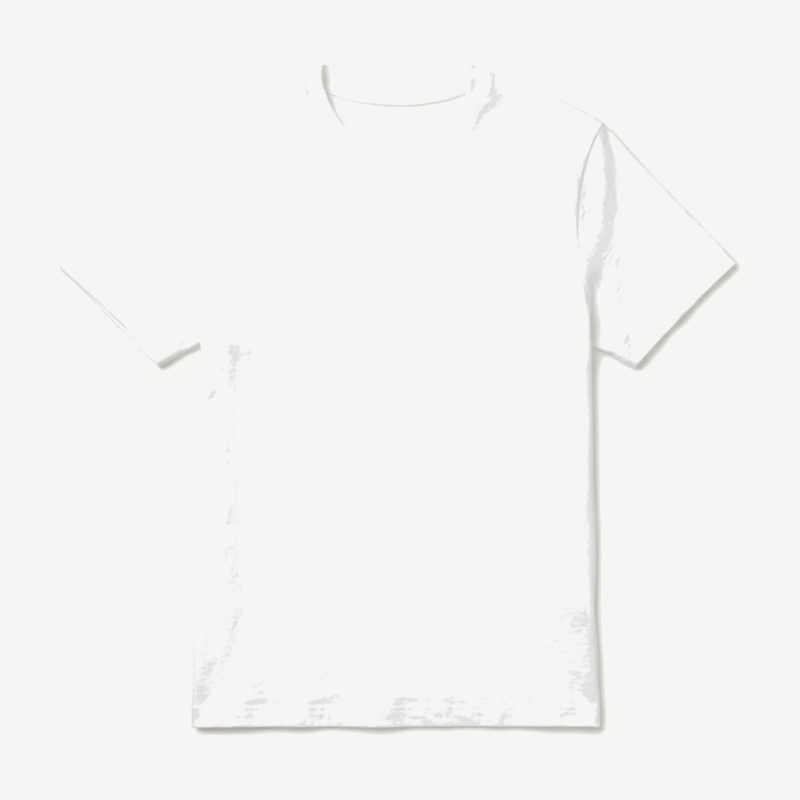 Men's Signature Crew in White