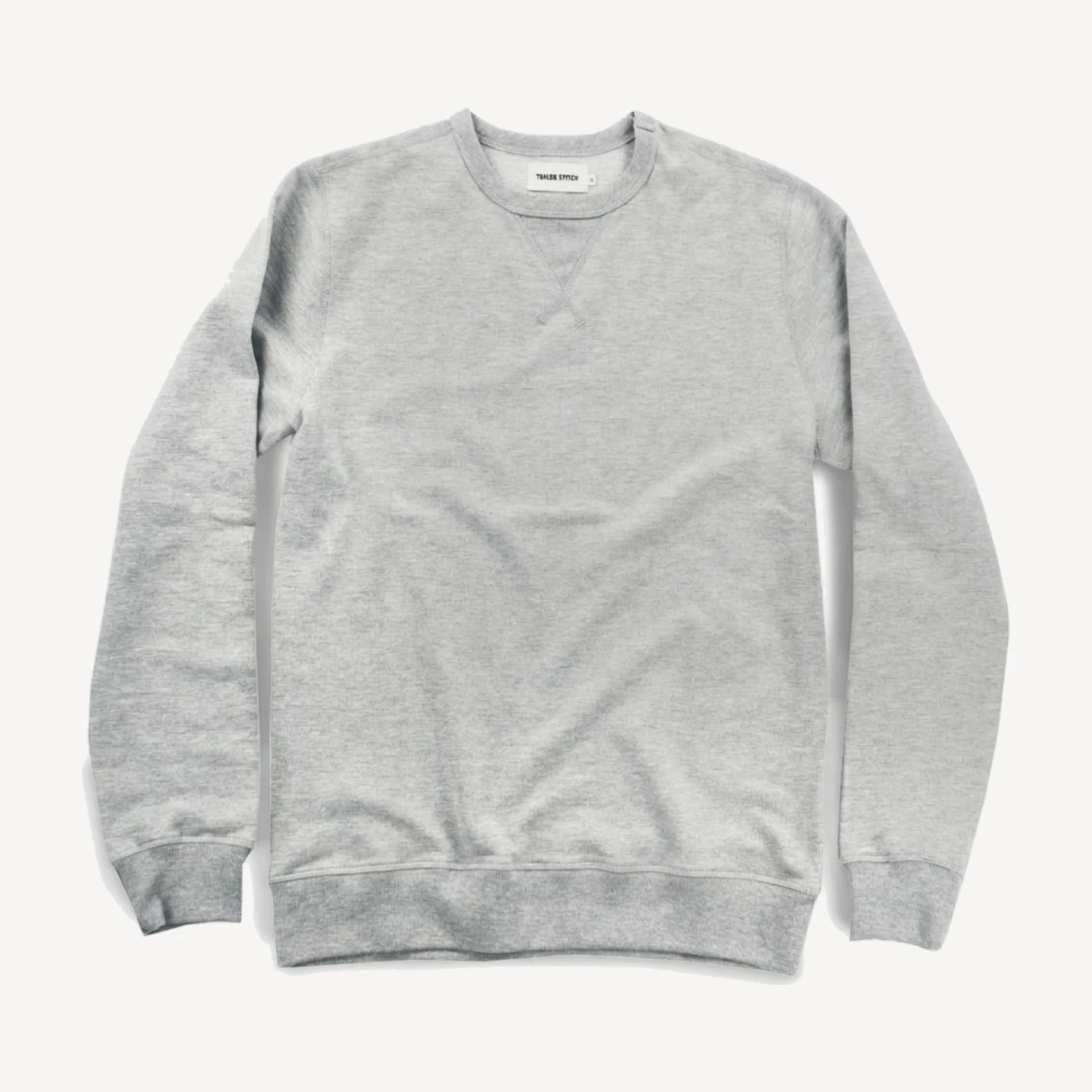 The Crewneck Sweatshirt in Heather Grey French Terry