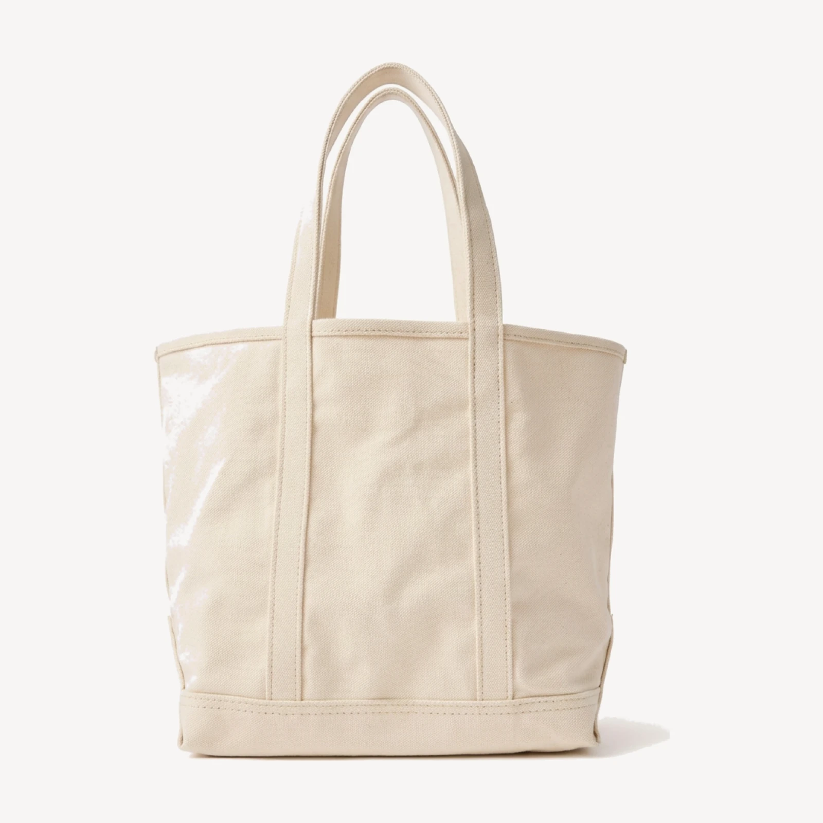 Natural Canvas Coal Tote
