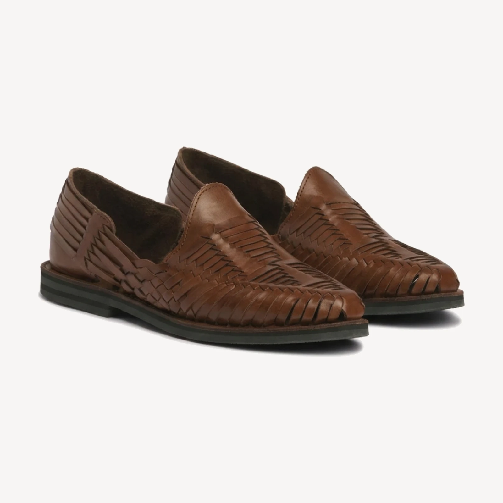 Brown Chamula X Buck Mason Crepe Sole Cancun Huarache